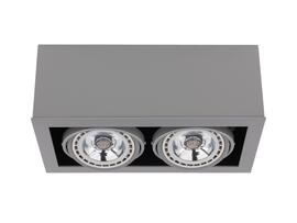 Фото спот Nowodvorski Box gray II ES 111 9471, купити з доставкою на skylight.com.ua