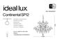 Фото хрустальная люстра Ideal Lux Continental SP12 207483, купить с доставкой на skylight.com.ua