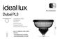 Фото Кришталева люстра DUBAI PL3 CH Ideal Lux 207162, купити з доставкою на skylight.com.ua