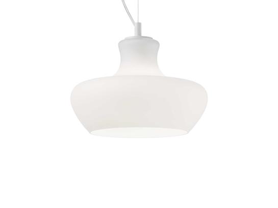 Фото Люстра подвесная ALADINO SP1 D30 BIANCO Ideal Lux 137315, купить с доставкой на skylight.com.ua 